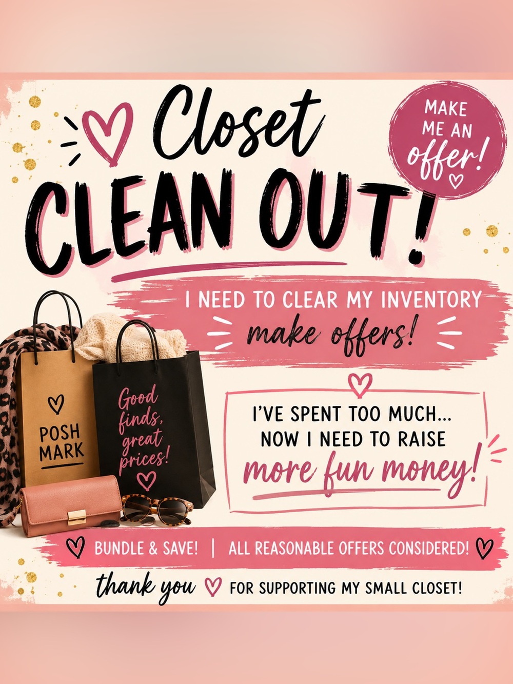 Closet Clean Out… Make Offers!!!